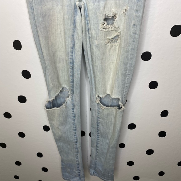 🌈5/$25🌈American Eagle distressed jeans size 00 - Picture 3 of 7